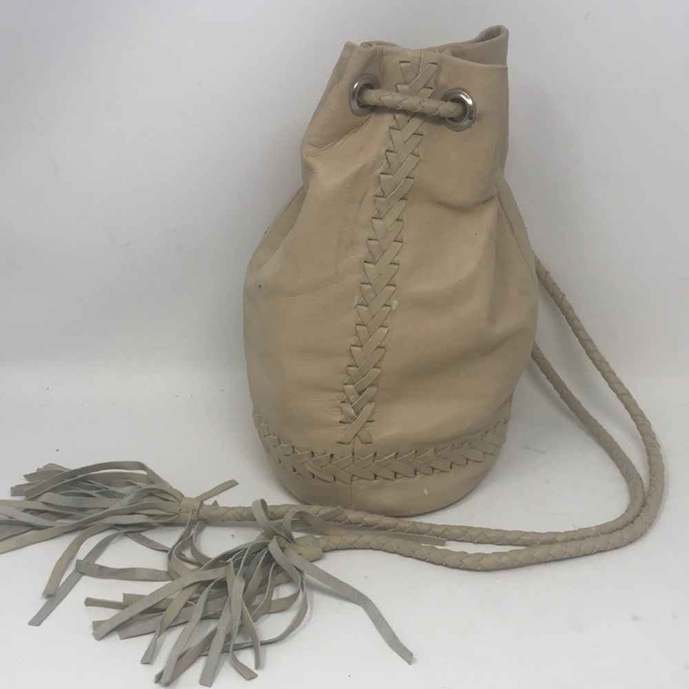 Free People Mini Leather Bucket Bag